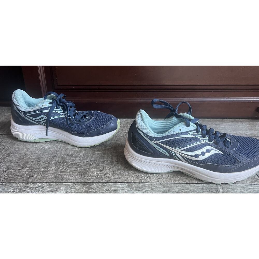 Saucony Cohesion Running Shoes Size Wonen Size 8 -Blue - Picture 4 of 13